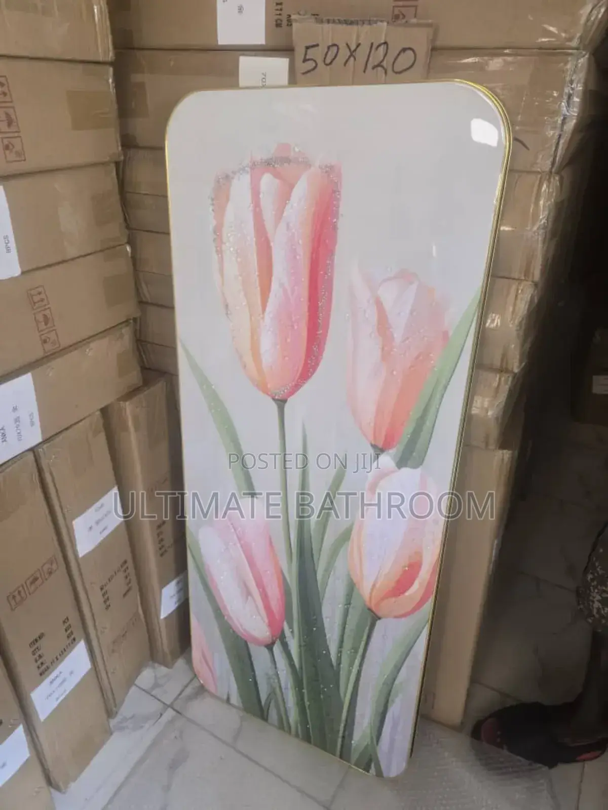 50x120cm Flower Design Frame