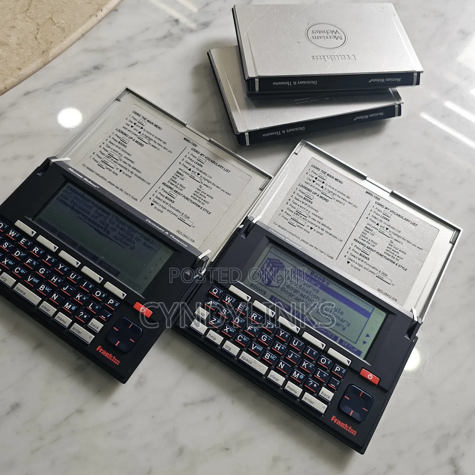 Electronic Webster Dictionary, Thesaurus Etc