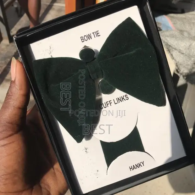 Suede Butterfly Bow Tie for Wedding and Occasions