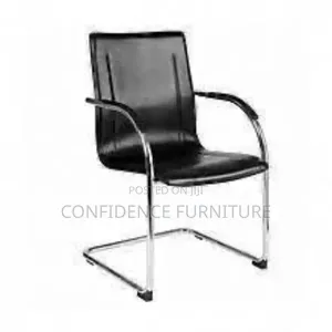 Original Strong Leather Visitors Waiting Chair