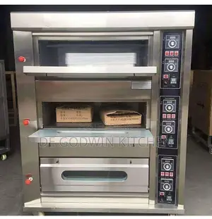 6trays Gas Oven 3 Deck