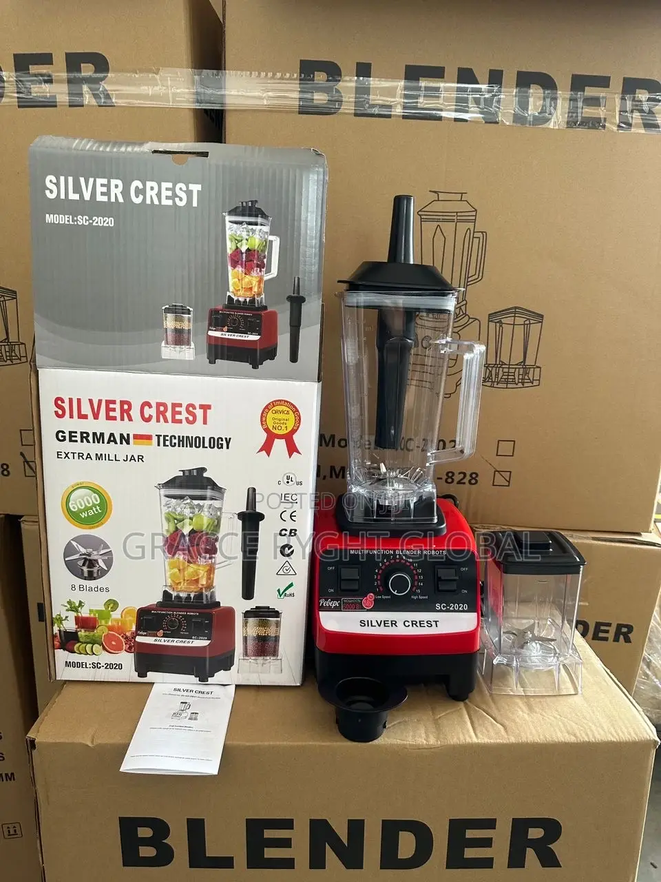 6000 Watt Silver Crest Blender