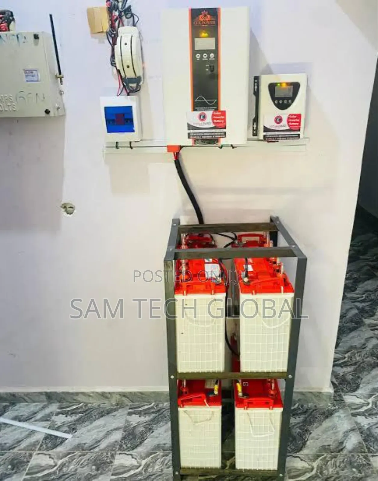 4 Tubular Batt.220ah Solar System