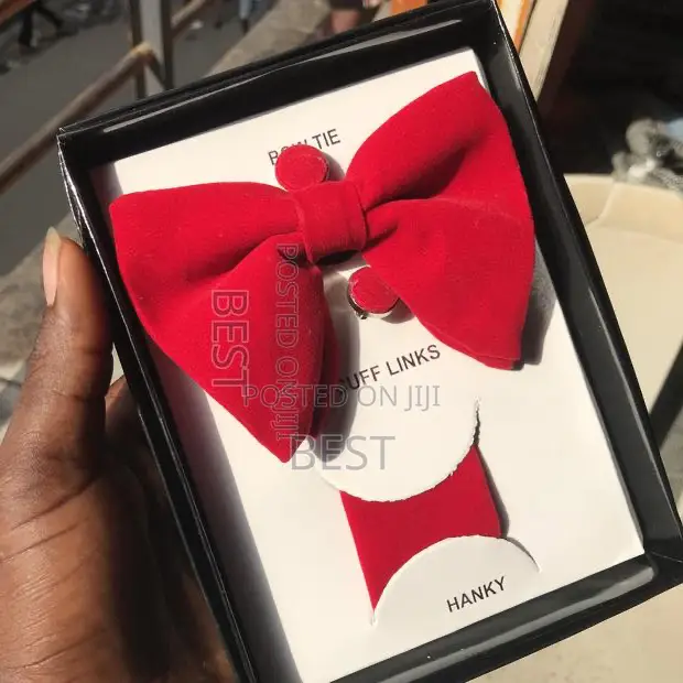 Suede Butterfly Bow Tie for Wedding and Occasions