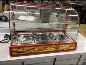 Red 3 Plate Snacks Warmer