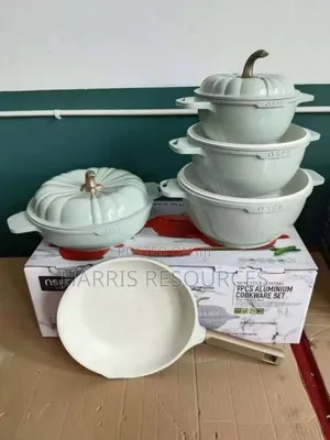 9 PCS Aluminium Non-Stick Coating Pots