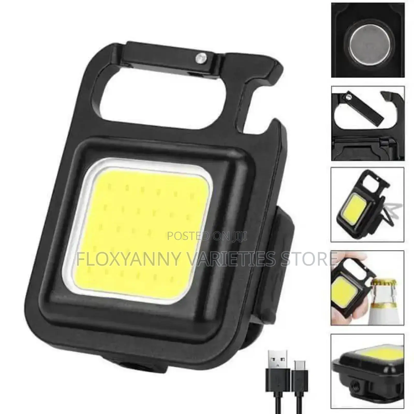 Rechargeable LED Flashlight Keychain