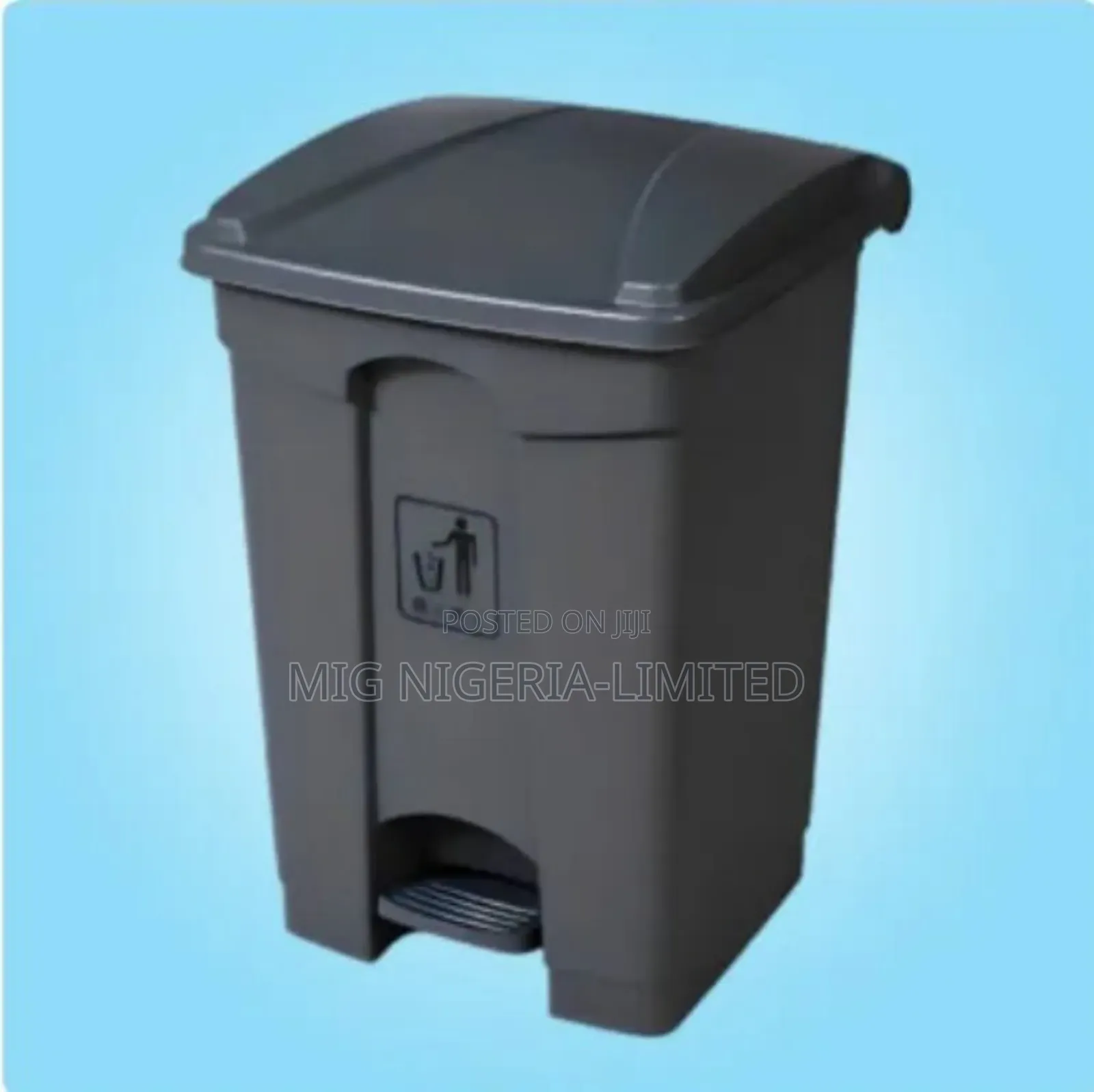 Bin Plastic 45L Pedal Dustbin