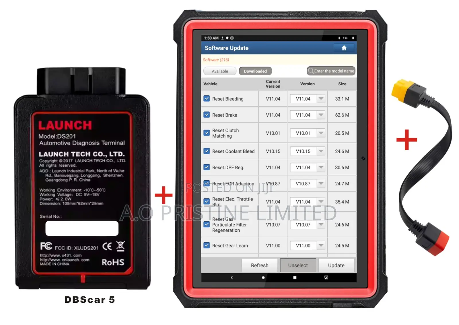 Dbscar 5 With Android Tablet for Diagzone Pro