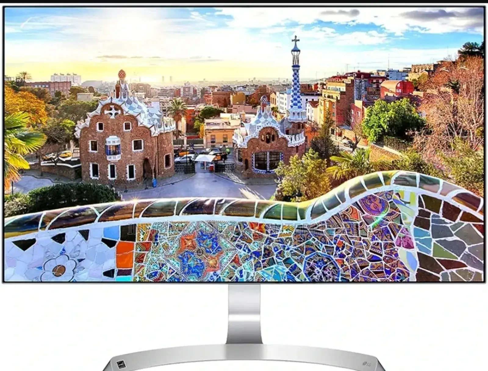 Lg 27" Ips Full Hd Led Flat Silver, White Computer Hdmi Monitor