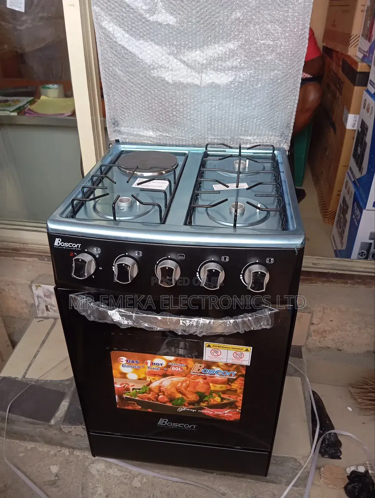 Boscon Gas Cooker Automatic