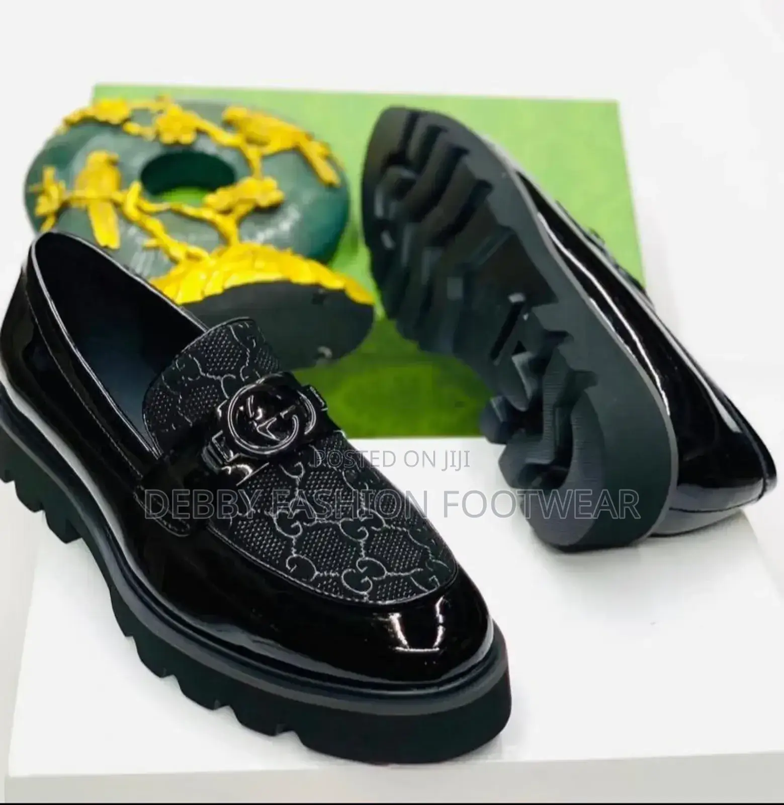 Glossy Shinning Black Shoe