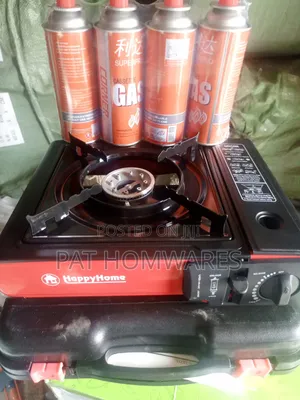 Portable Gas Stove With 4pcs Butane Gas Cartridges