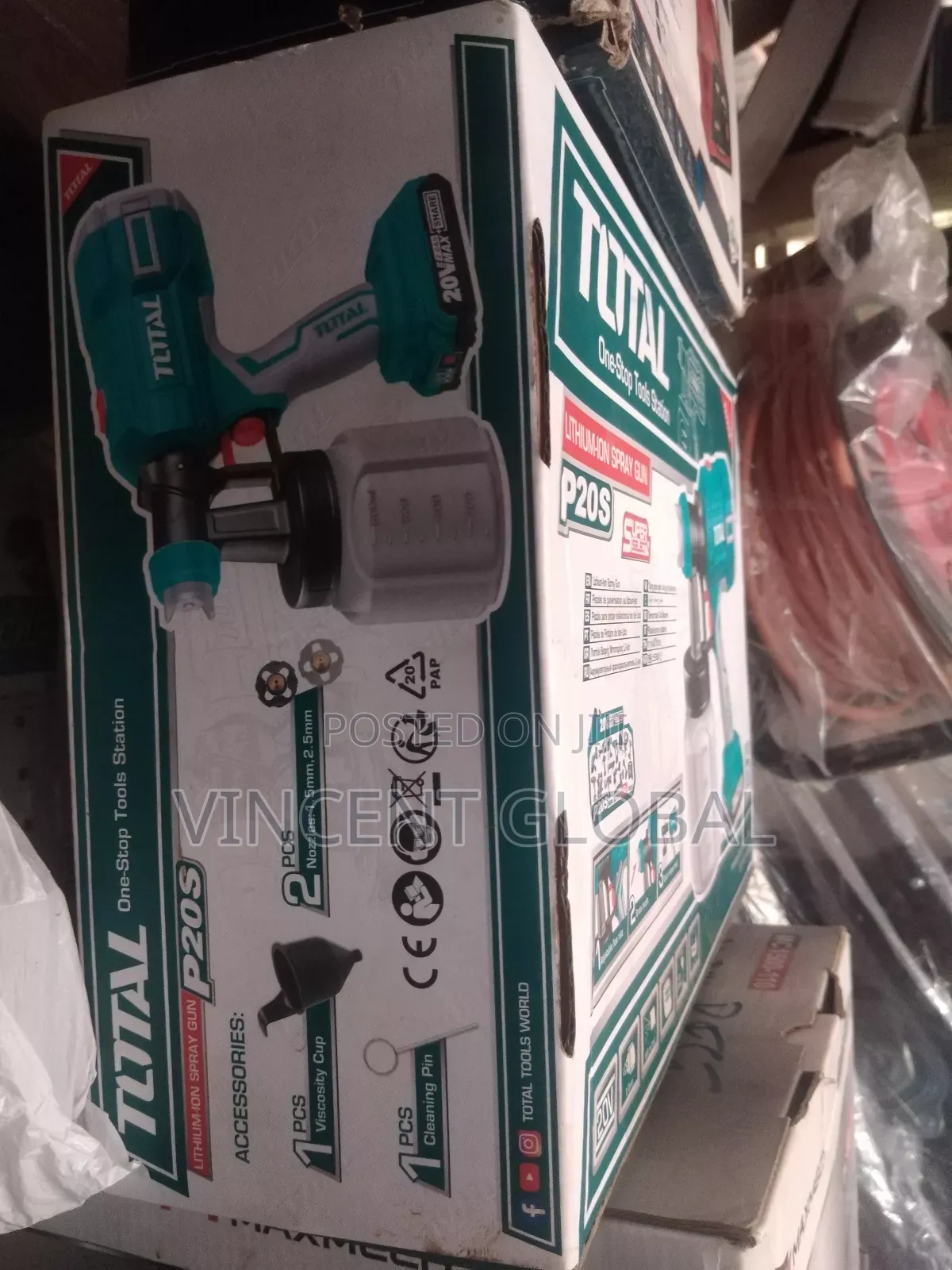 Total Battery Spray Gun