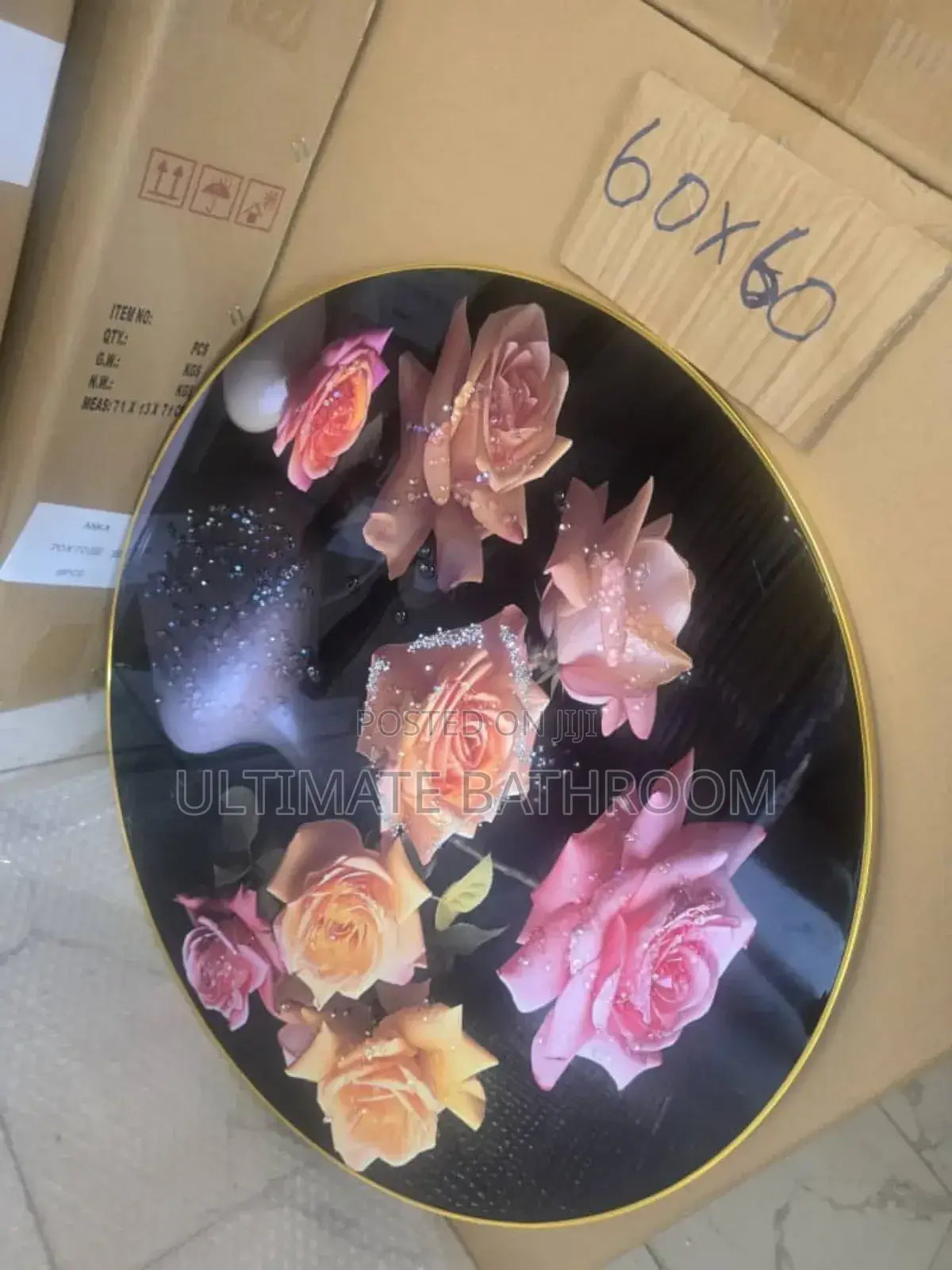 Beautiful Flowers  Design Decoration Frame