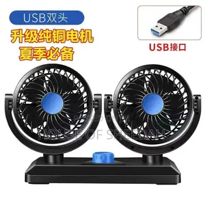 Dual Head Dashboard Fan