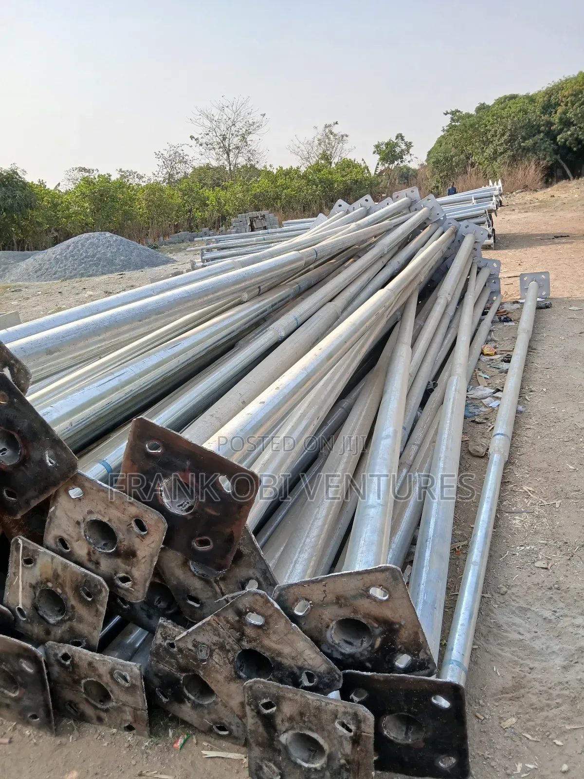 Galvanized Poles
