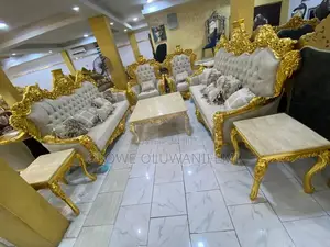 High Quality Fabric Sofa, 8seaters Egyptian Chair Set