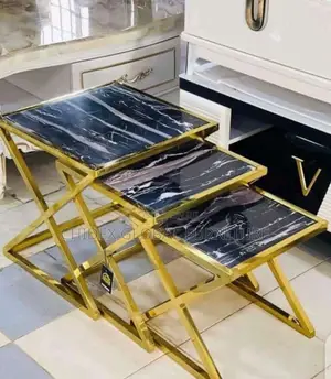3 in 1 Marble Side Tables
