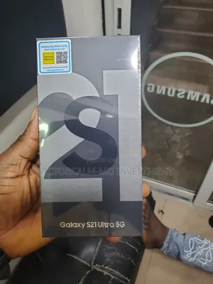 New Samsung Galaxy S21 Ultra 5G 128 GB Silver