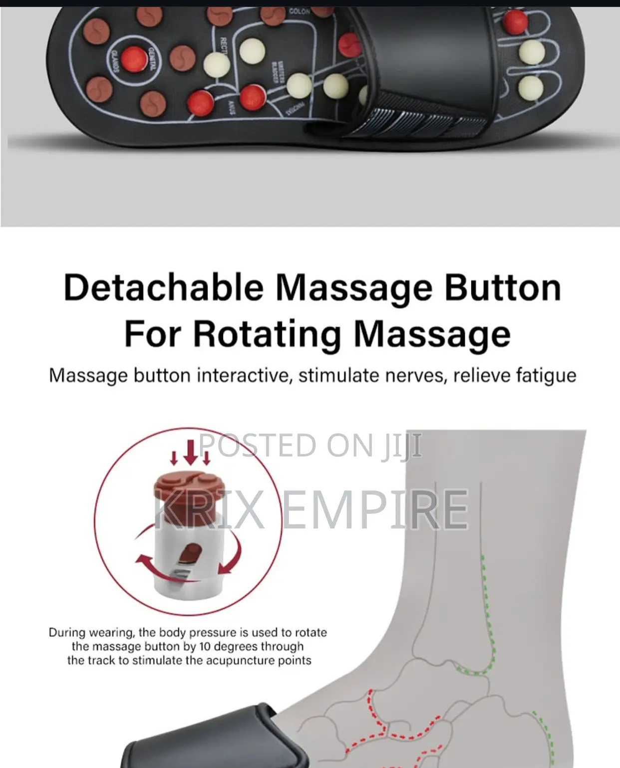 Foot Reflexology Acupuncture Therapy Massager