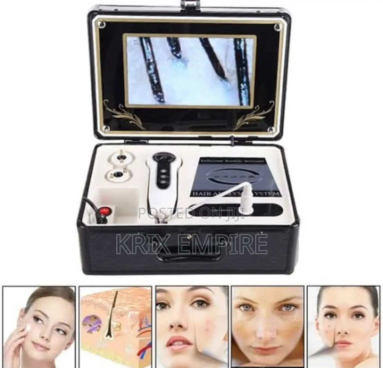 Hair and Skin Testing Scanner Analyzer Machine