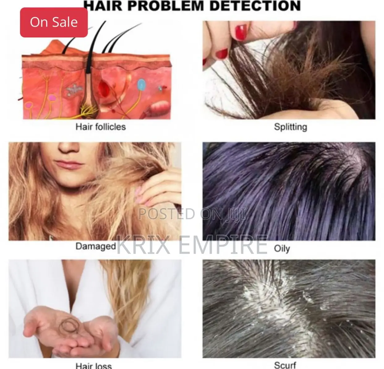 Hair and Skin Testing Scanner Analyzer Machine