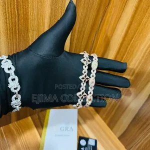 Vv Zircon Moissanite Bracelet Comes With Gra Certificate