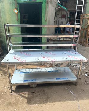 5ft Stainless Steel Table With Upper Shelve in Ojo - Restaurant ...