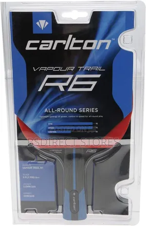 Carlton Advanced Kinesis Xelerate Table Tennis Bat Racket R6