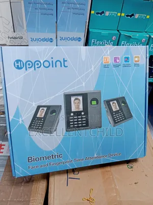 Hippoint Biometric Face and Finger Time Attendance Device.