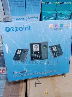 Hippoint Biometric Face and Finger Time Attendance Device.