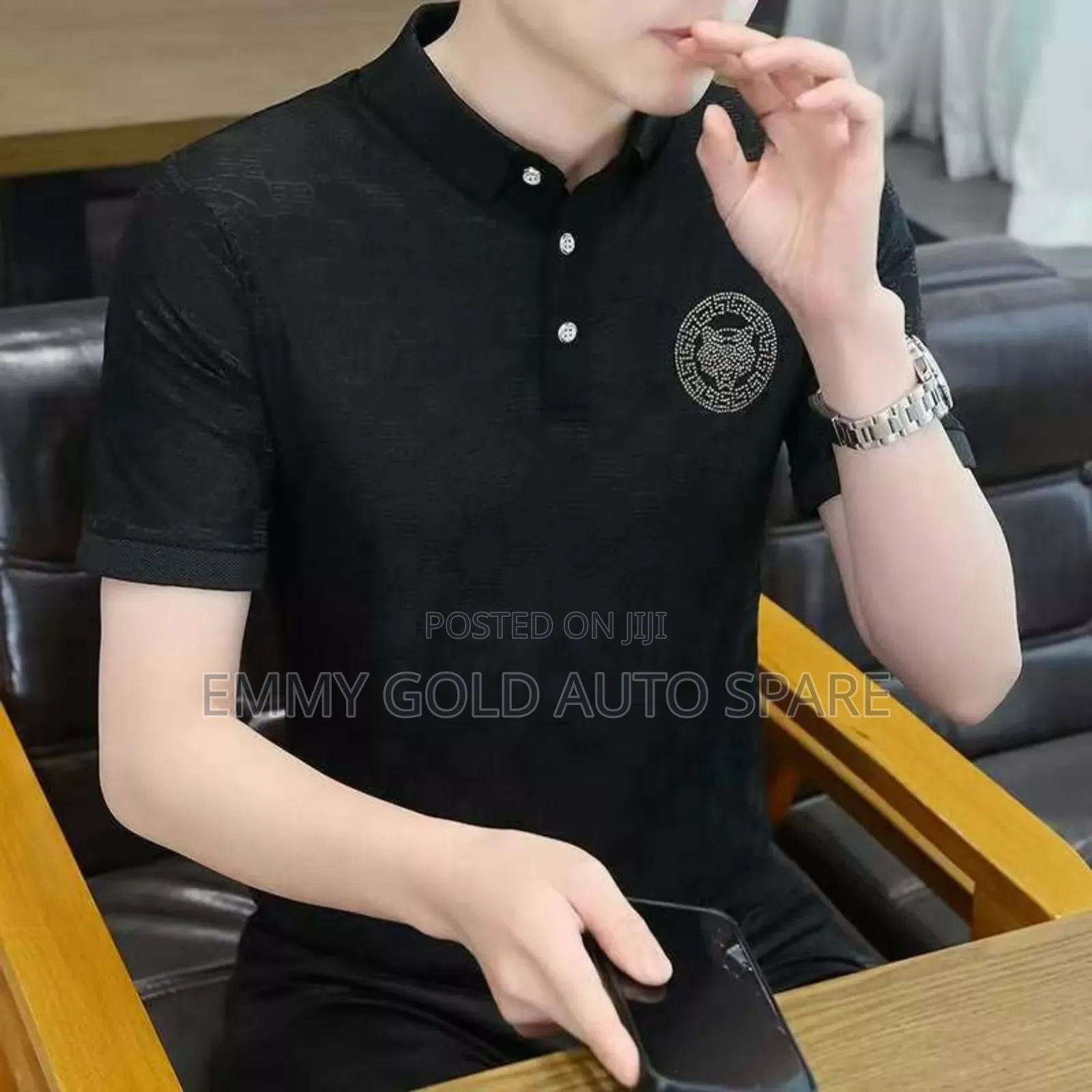 Ice Silk Fabric Polo Available