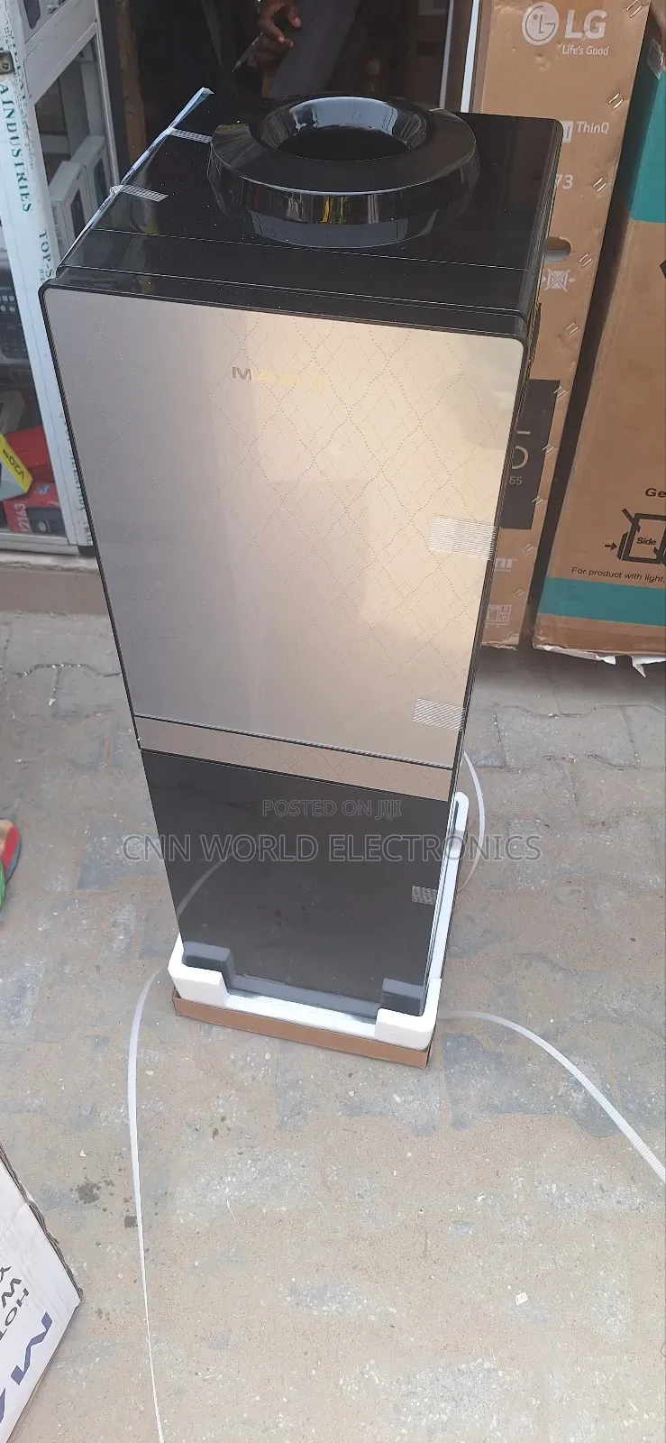 Maxi Hot, Normal Cold Water Dispenser Top Load With Fridge