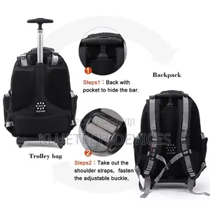 Aoking SLN67056 Backpack With Trolley Small