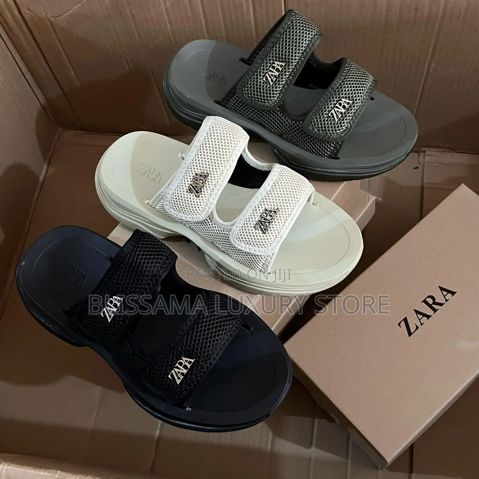 Zara Double Sole Strap Slippers