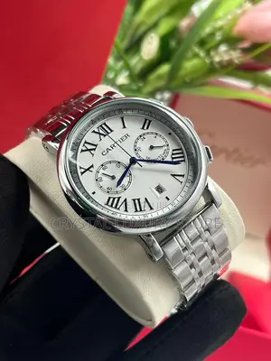 Cartier Quality Luxury Men Chain Strap Wristwatch