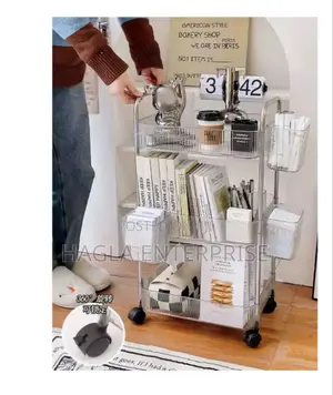 3 Layers Acrylic Trolley