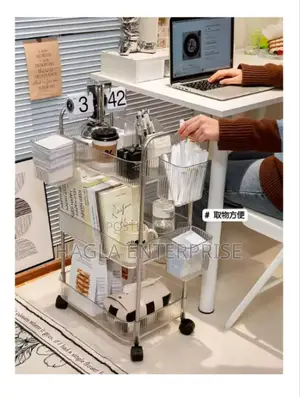 3 Layers Acrylic Trolley
