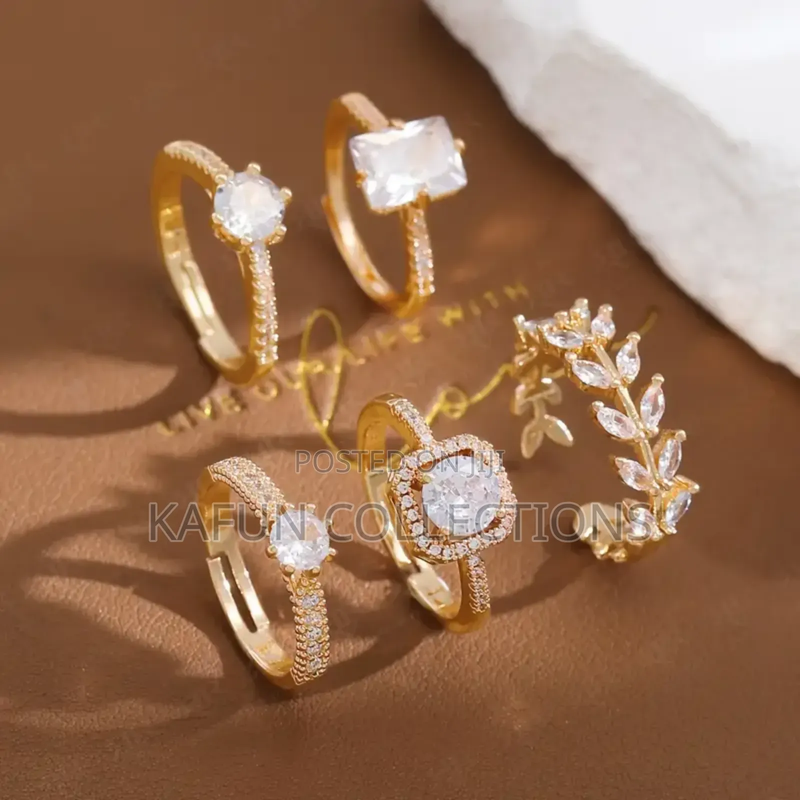 Elegant Adjustable Gold Proposal Ring