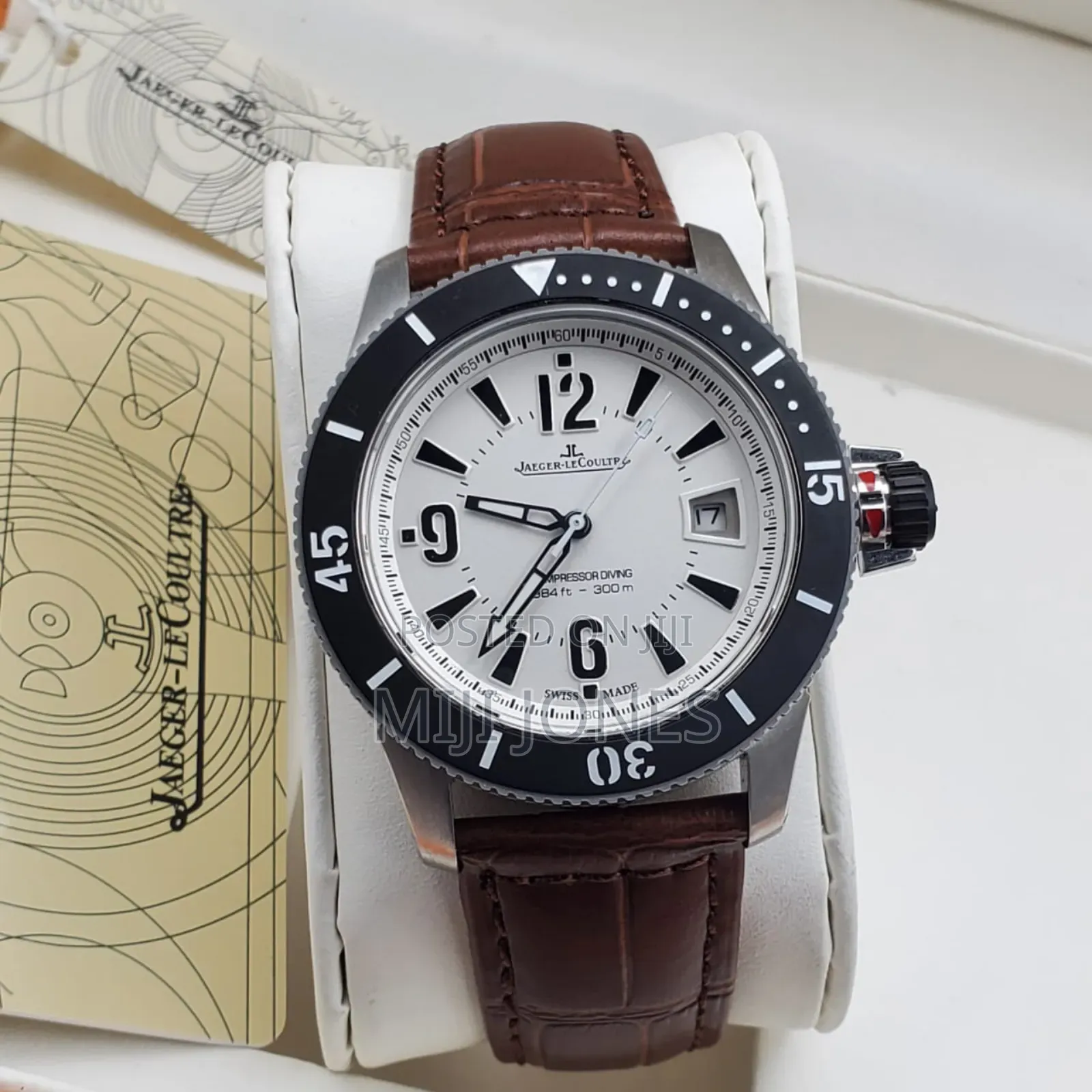 Jaeger-Lecoultre Men Leather Watches