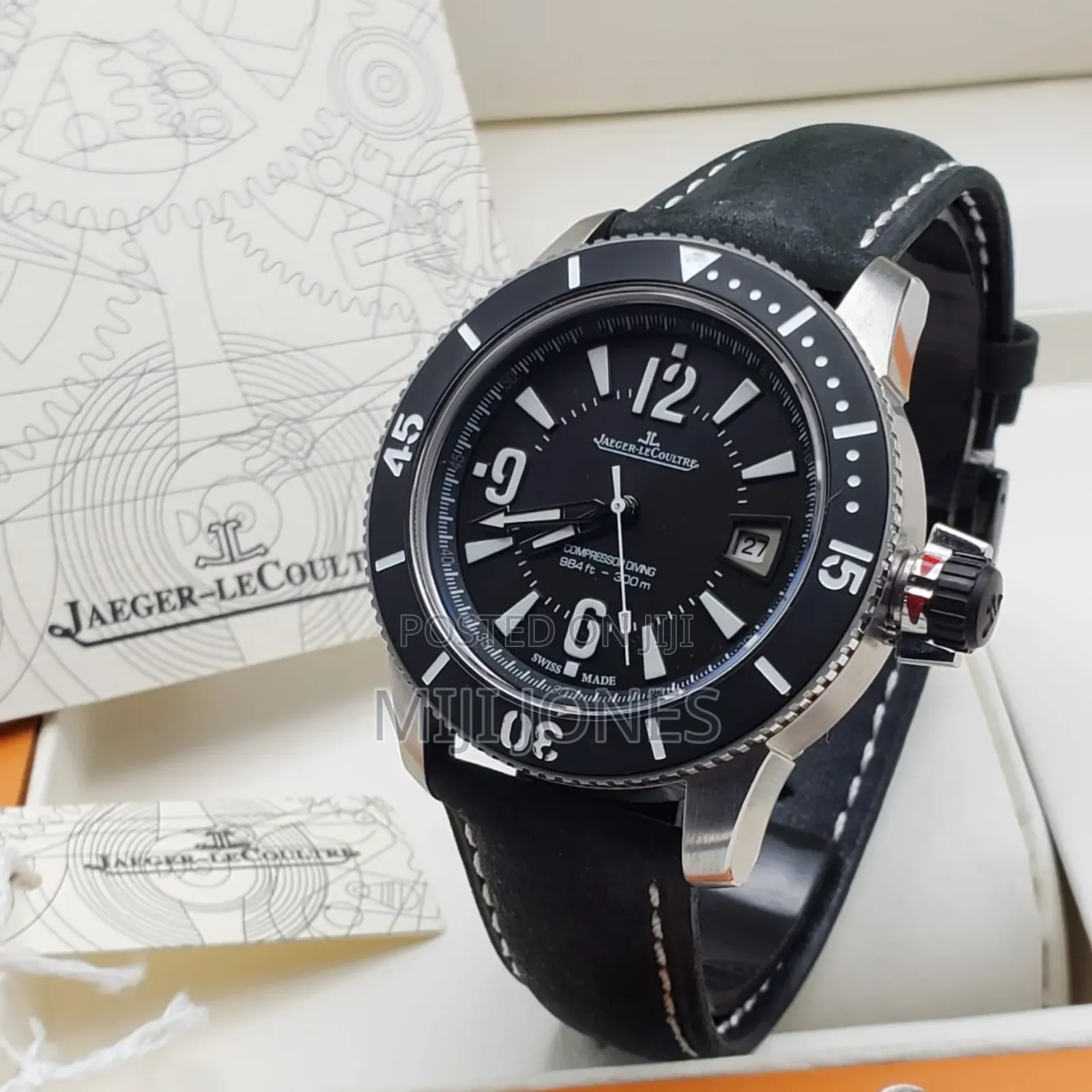 Jaeger-Lecoultre Men Leather Watches