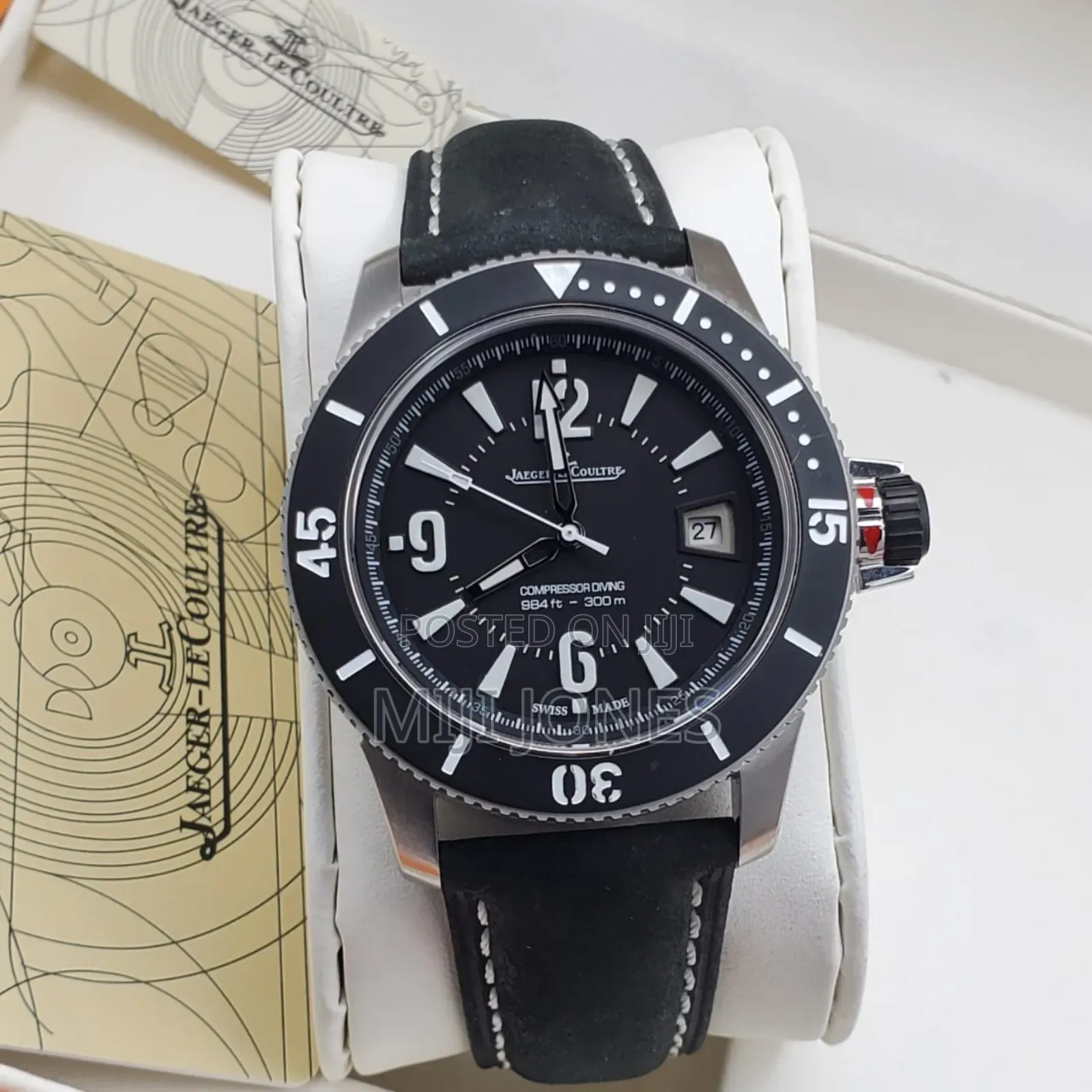 Jaeger-Lecoultre Men Leather Watches