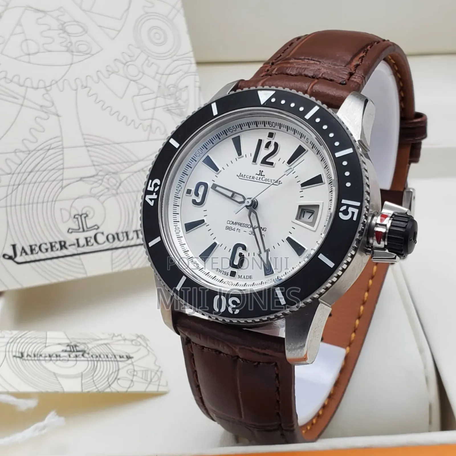 Jaeger-Lecoultre Men Leather Watches