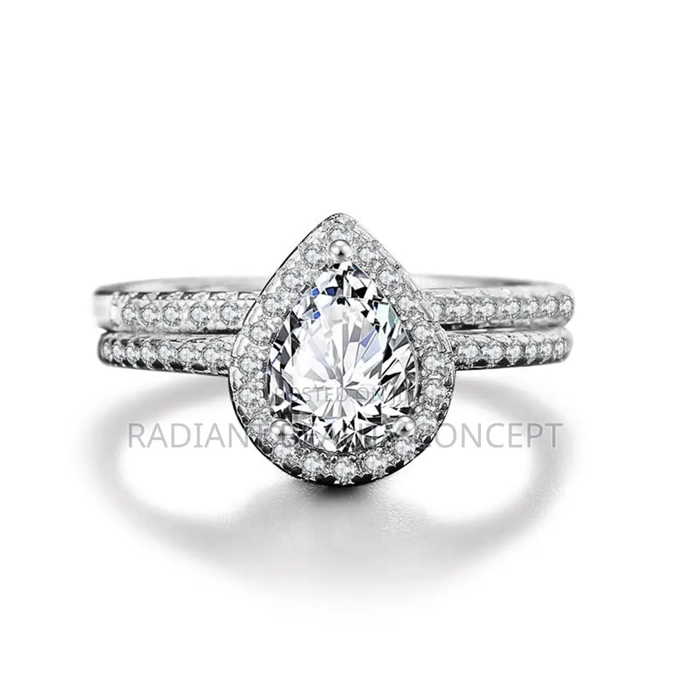 Women Zircon Wedding Ring