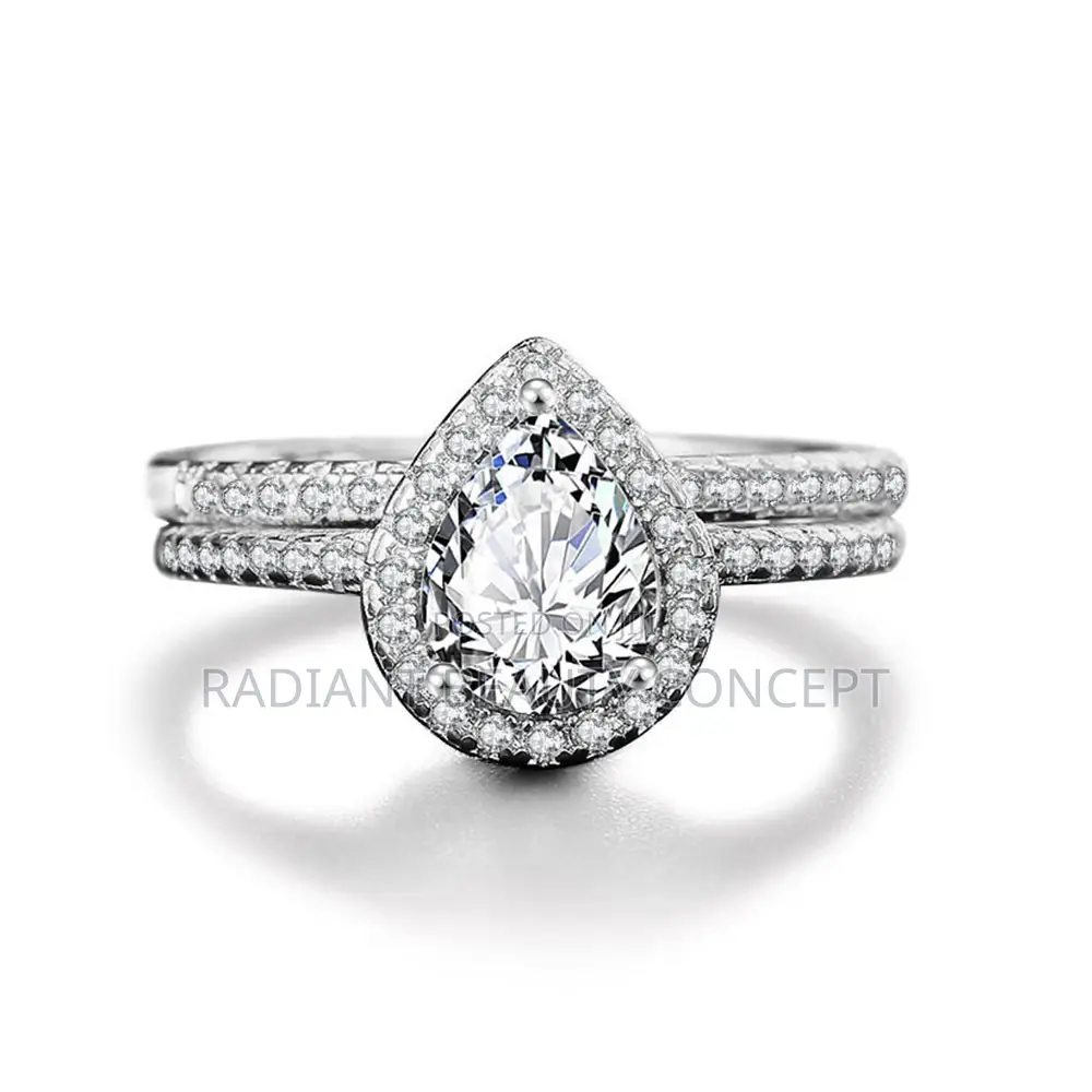 Women Zircon Wedding Ring