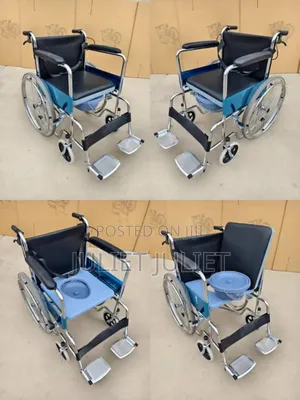 Photo - Comfortable Commode Wheelchair