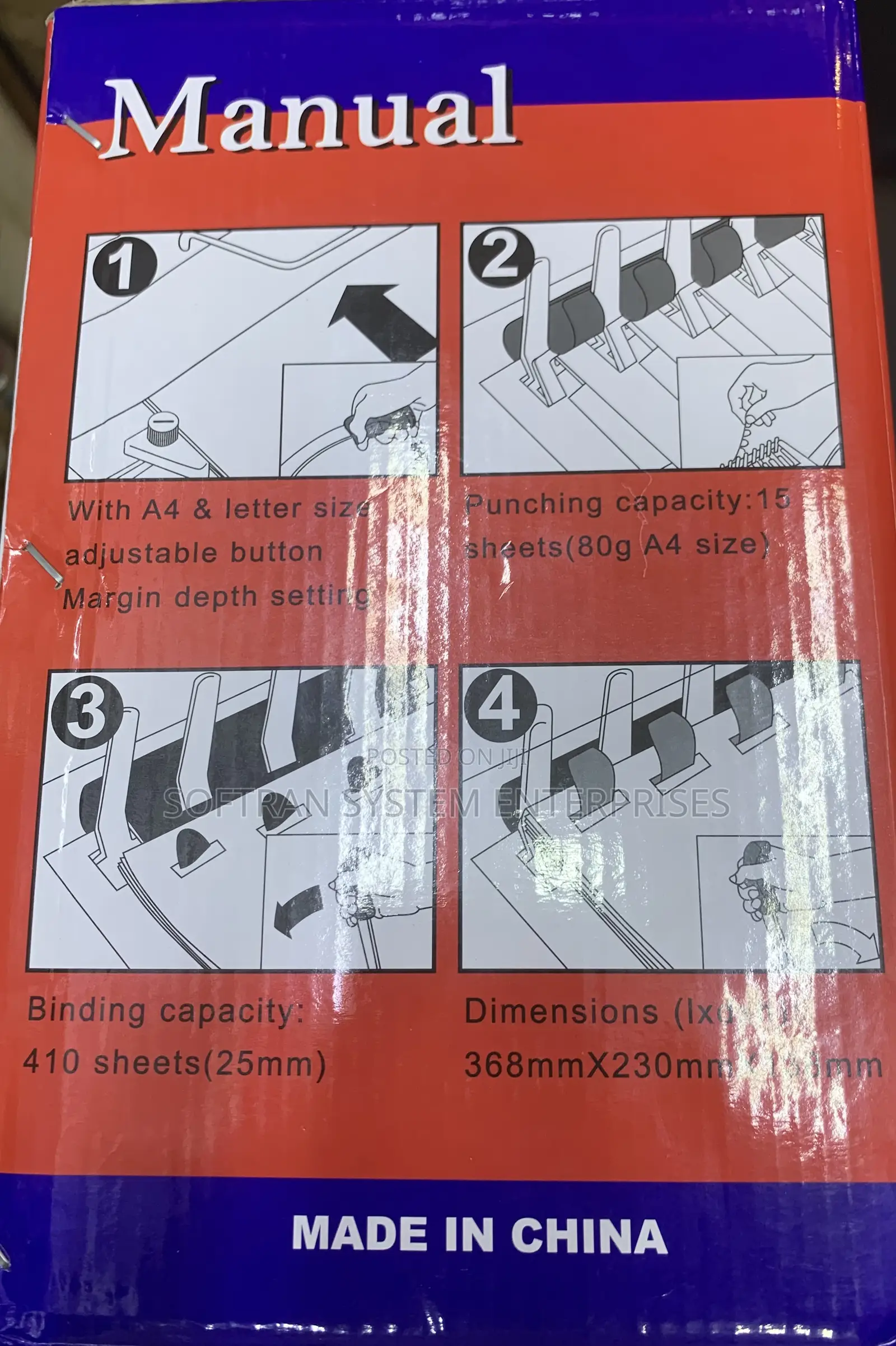 Buyor Comb Small Binding Machine