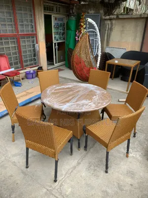 6 Seater Garden Table Set
