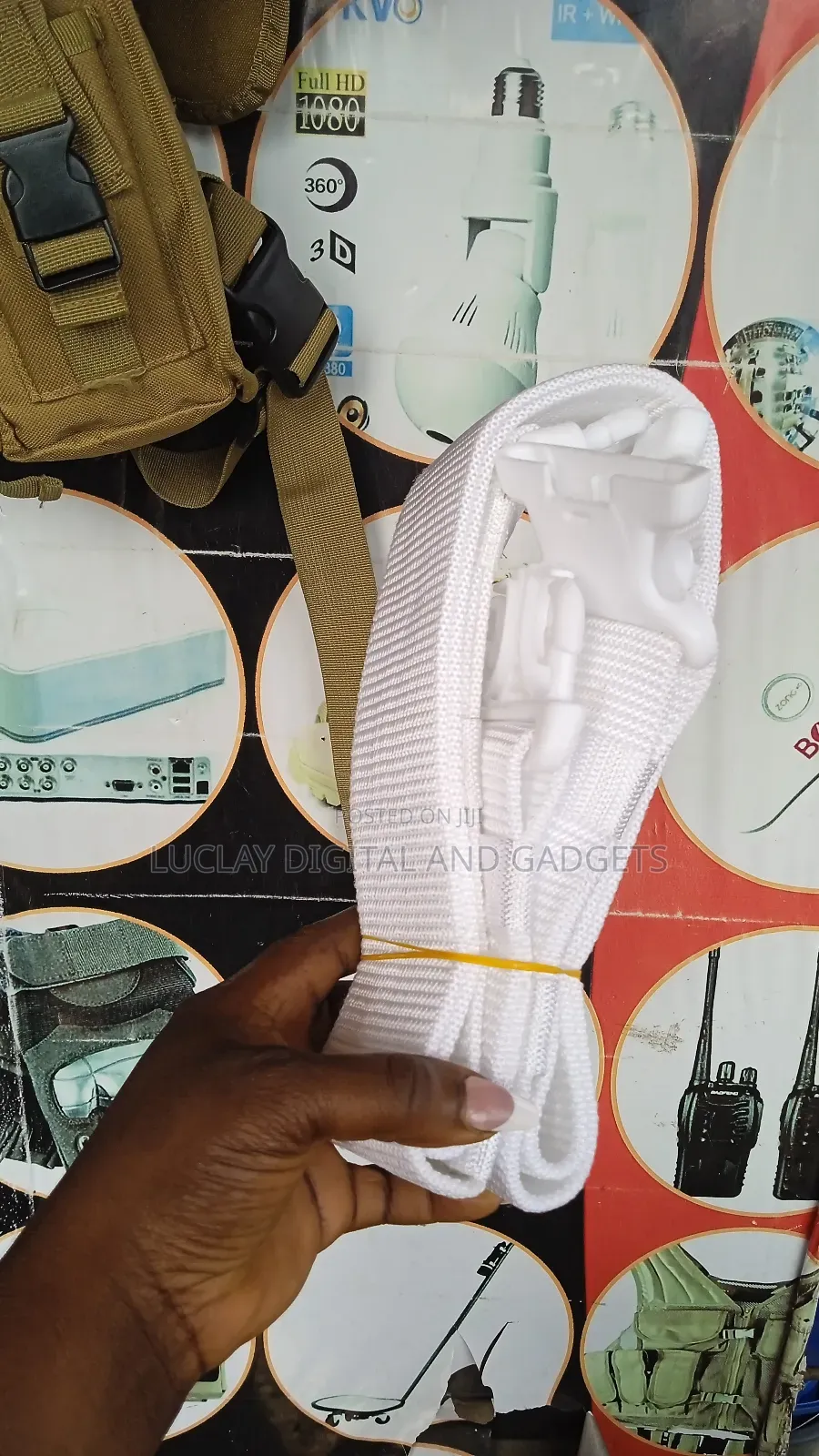 White Tactical Belt